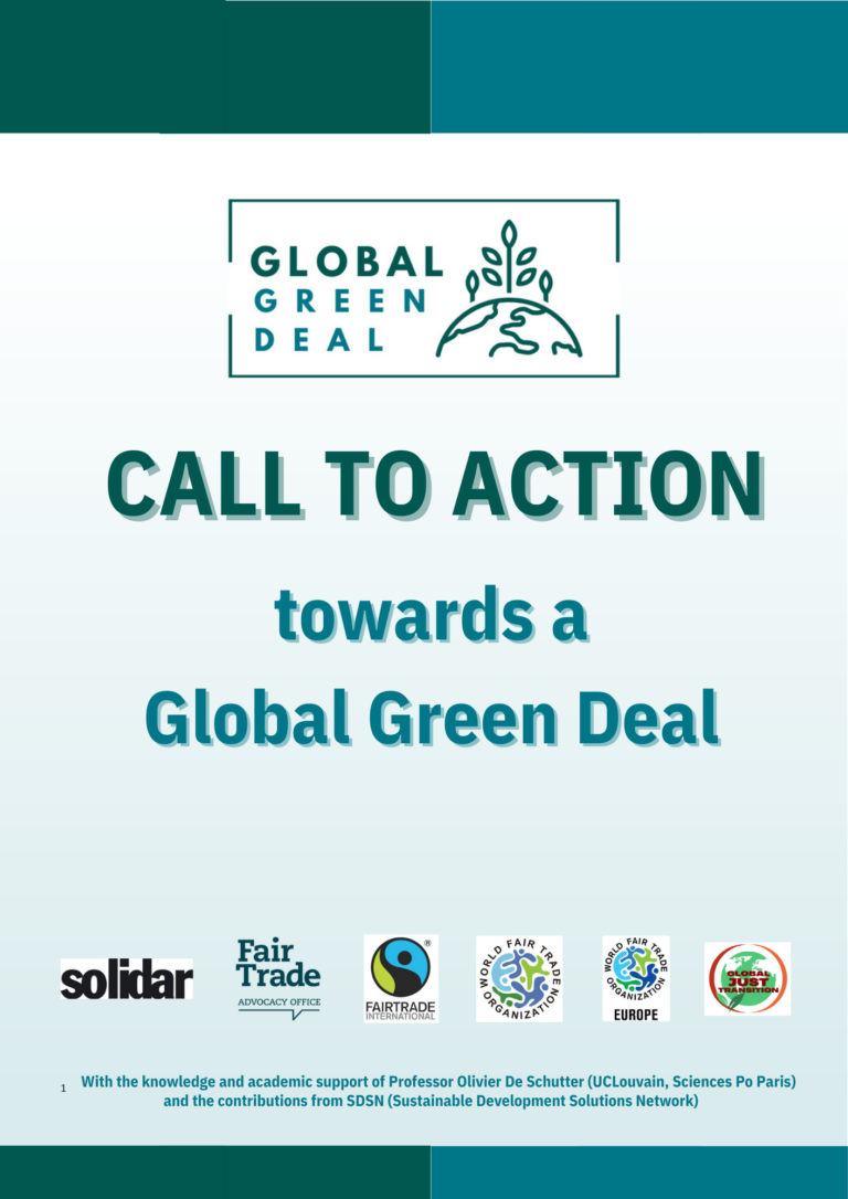 Call to action for a Global Green Deal