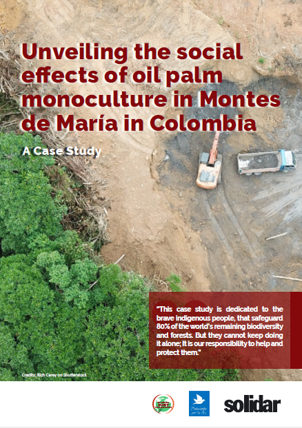 Case Study |  Unveiling the social effects of oil palm monoculture in Montes De María in Colombia